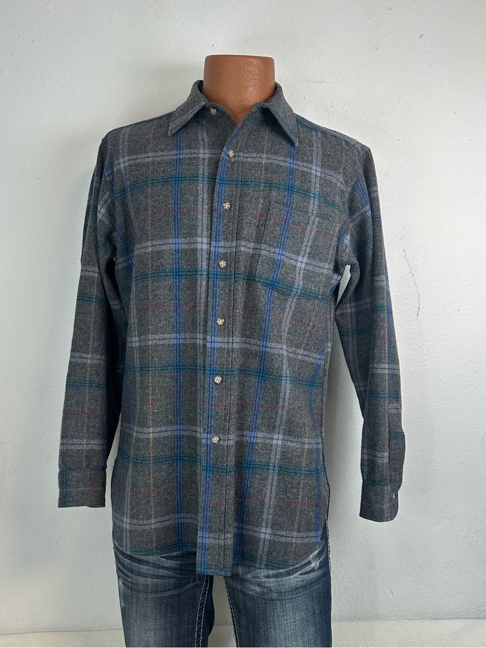 Pendleton 100% Pure Virgin Wool Button Shirt